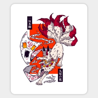 Kitsune & Ittan-Momen Sticker